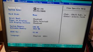 toshiba satellite sm30x-161 per ricambi si accende