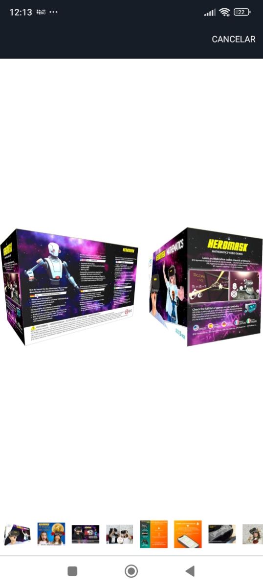 HEROMASK Gafas VR Matemáticas