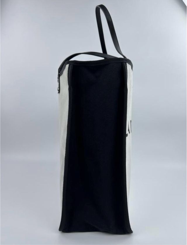 Chanel shopping bag cloth tote