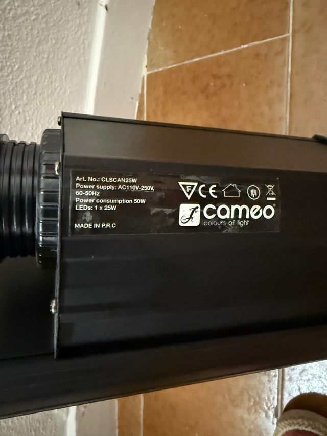 Iluminación de escáner Gobo