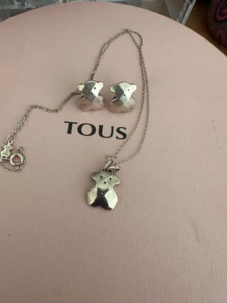 Conjunto TOUS. Plata 925
