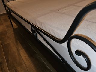 Diván forja Ikea - Cama negra metal