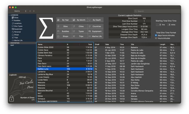 Computador de mergulho Galileo Luna ar integrado