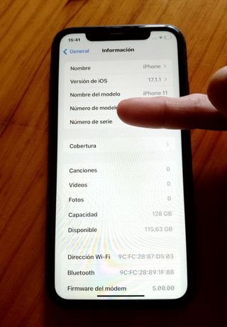 iPhone 11 negro - Perfecto estado