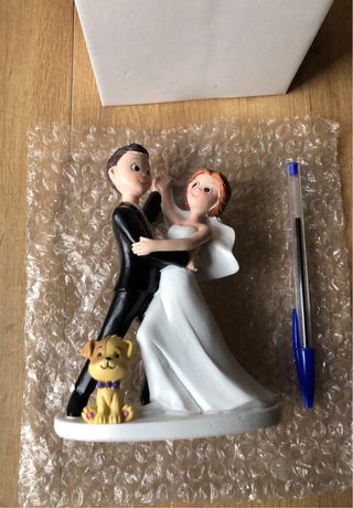 FIGURAS BODA Y PERRO , NUEVOS