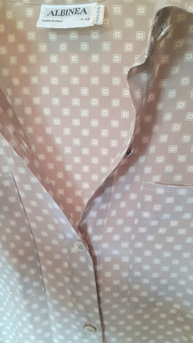 Casacca chemisiere pura seta