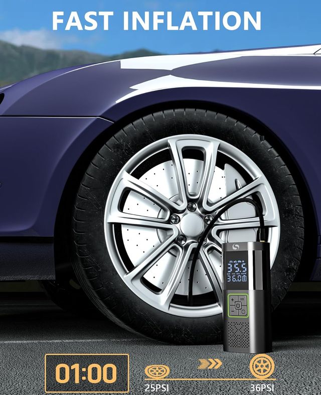 Mini compressore d'aria portatile, NUOVO