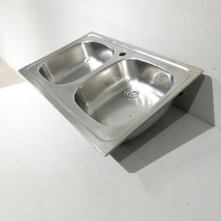 Pica 2 aigüeres / Fregadero 2 senos