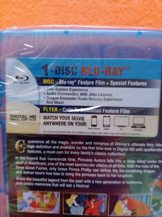 Slleeping Beaty - Blu-ray Filme Disney (New/Novo)