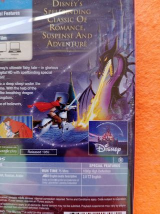Slleeping Beaty - Blu-ray Filme Disney (New/Novo)