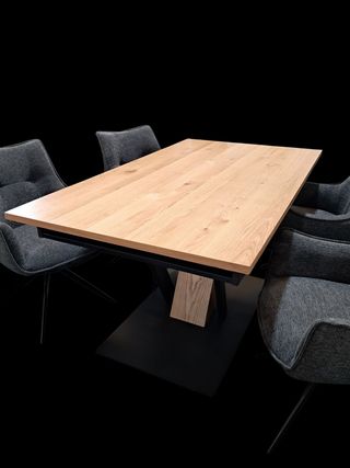 Mesa extensible madera y metal (solo mesa)