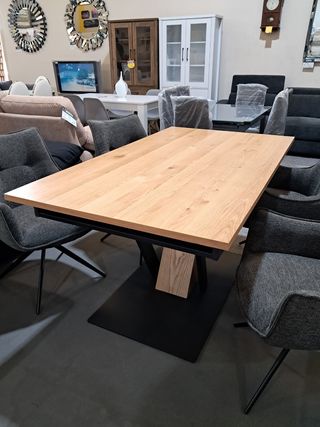 Mesa extensible madera y metal (solo mesa)