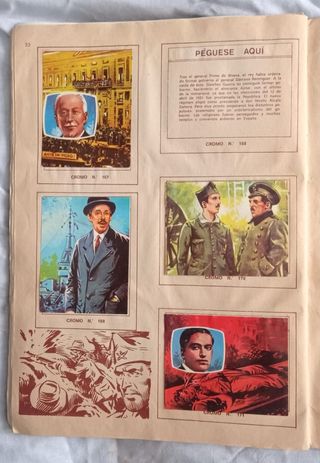 Album antiguo historia de España (PRECIO FINAL)