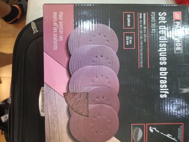 Set 30 discos abrasivos Parkside PSWD 30 A1 - 225