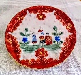 Antique Chinese handpainted eggshell porcelain 