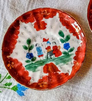 Antique Chinese handpainted eggshell porcelain 