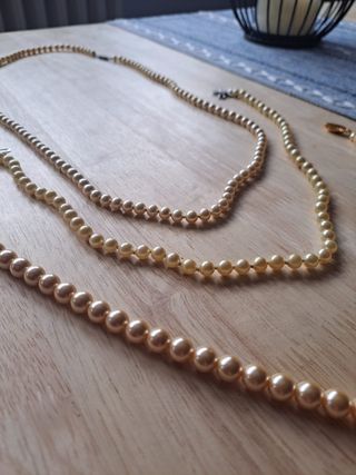 Conjunto joyería perlas