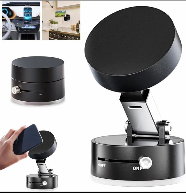 Soporte Magnético para Teléfono con Ventosa Ajusta