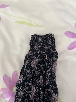 Pantalones bombacho - M - Flores