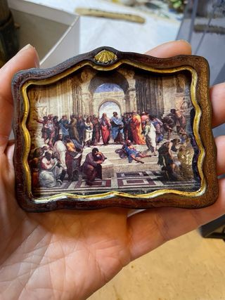 Quadro per dollshouse a tema religioso miniatura