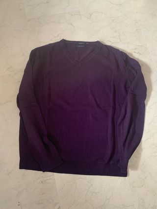 Jersey Lila Cortefiel talla L