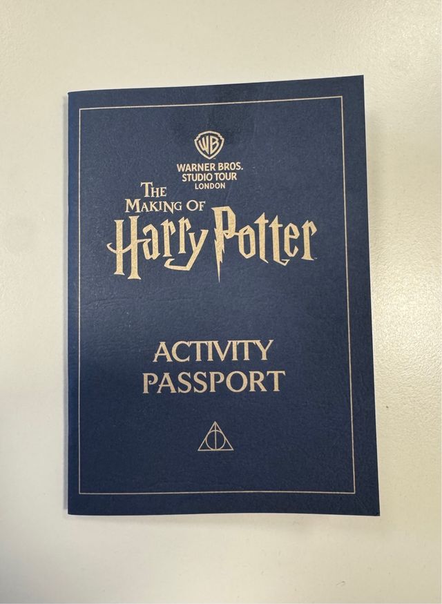 Harry Potter studios Activity Passport