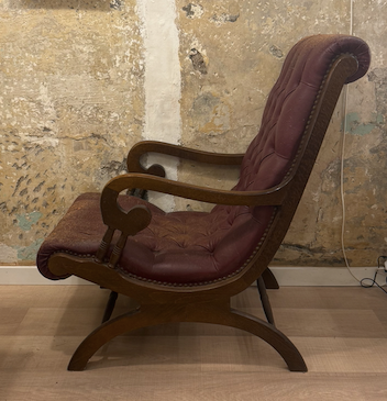 Sillón De Piel Capitoné