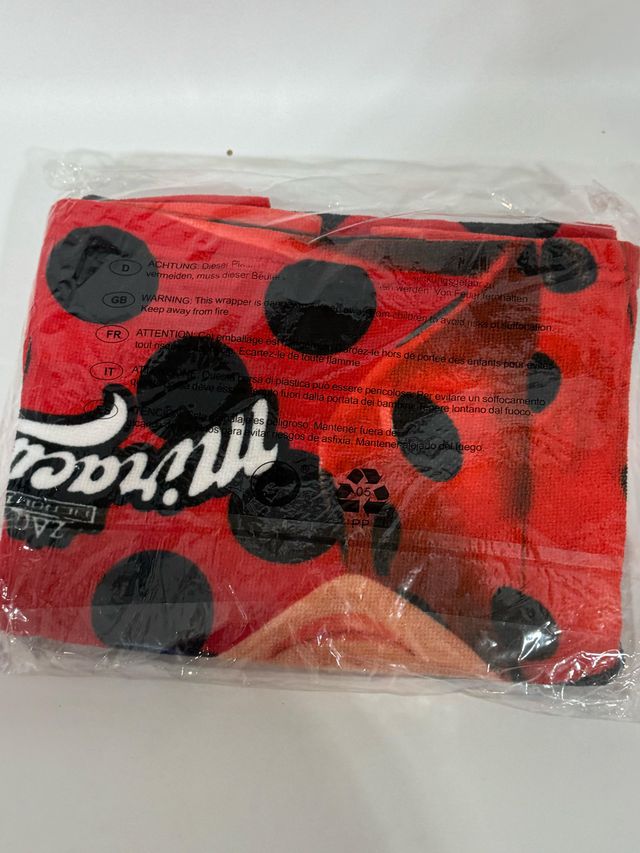 Poncho Microfibra Playa Piscina Lady bug 55x110cm
