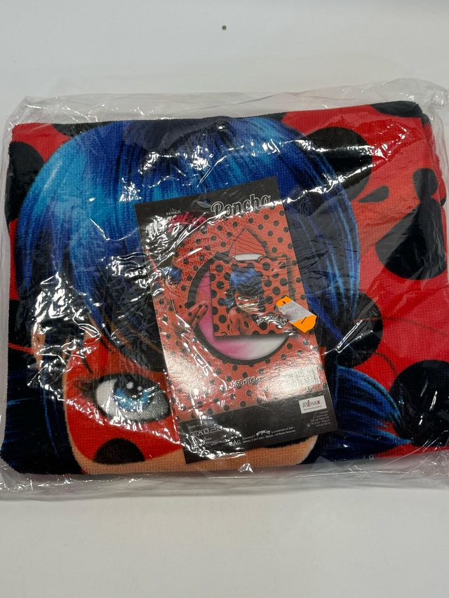 Poncho Microfibra Playa Piscina Lady bug 55x110cm