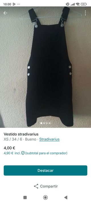 Lote de Vestidos - talla xs/ s