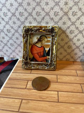 Quadro miniatura argentato
