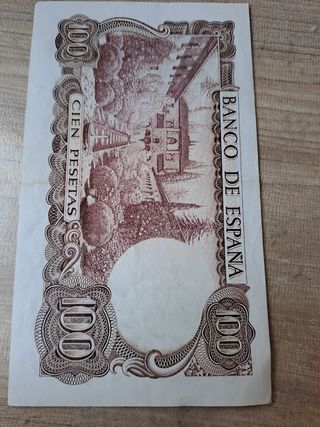 BILLETE DE 1OO PESETAS