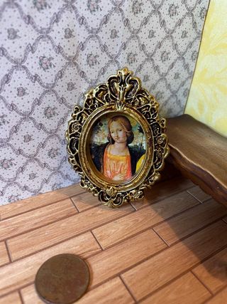 Quadro ovale miniatura