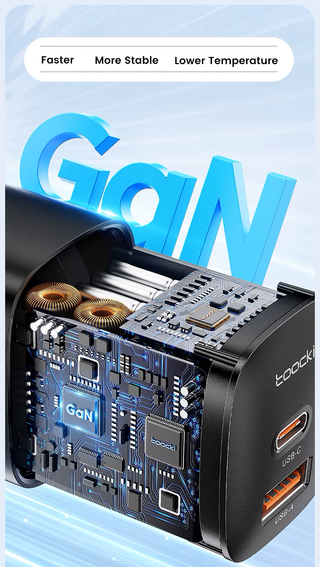 Estación de carga 3x1 cargador GaN para iPhone étc