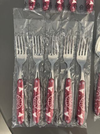 Set 24 Posate Excelsa Rosso