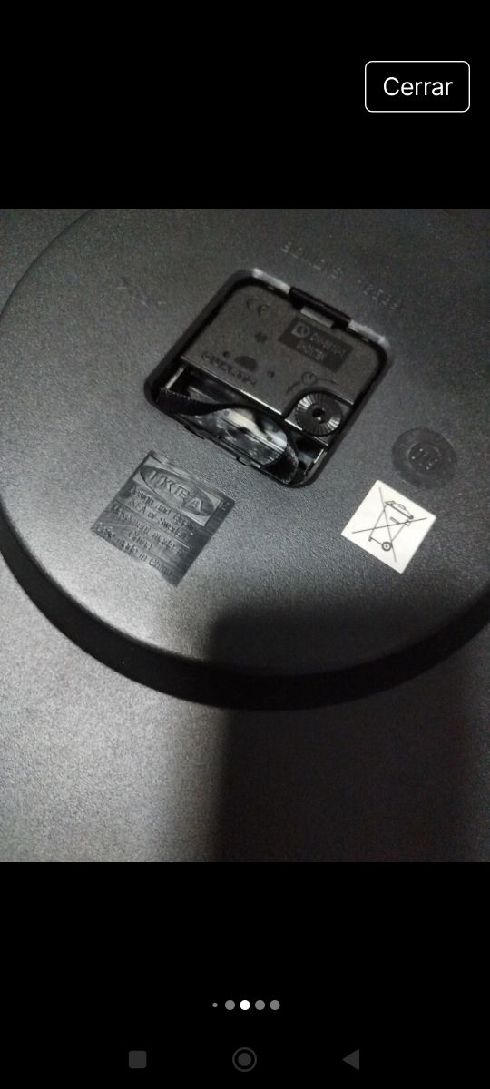 Relógio de Parede Ikea - Preto 30cm