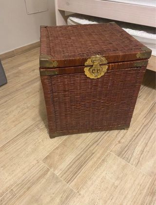 Arcon mimbre vintage