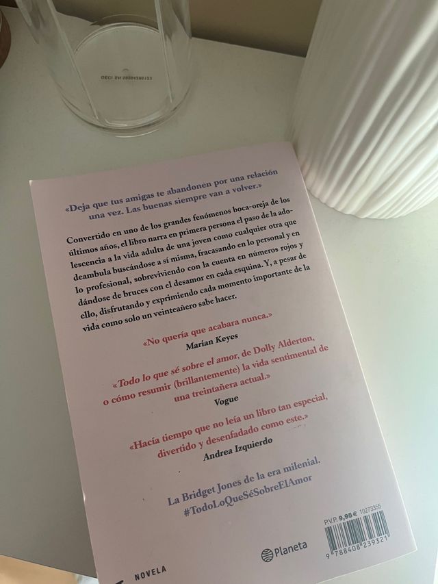 Libro Todo lo que sé sobre el amor