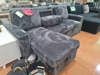 SOFA CAMA TERCIOPELO 230cm-¡OFERTA!