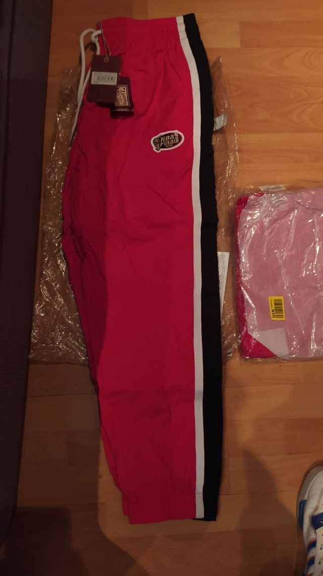 Pantaloni riscaldanti Chicago Bulls Mitchell & Ness