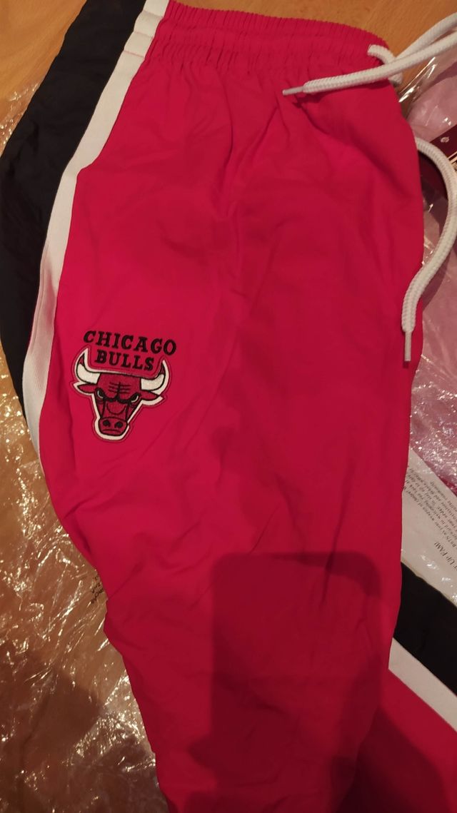 Pantaloni riscaldanti Chicago Bulls Mitchell & Ness