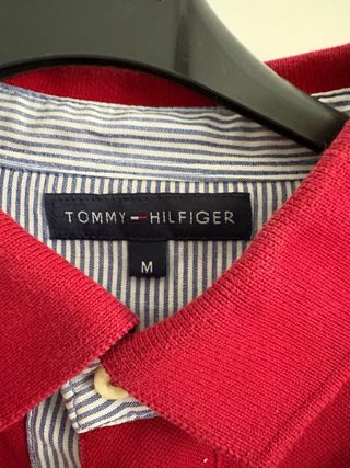 Polo Uomo Tommy Hilfiger Bordeaux Tg.M