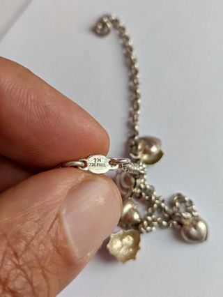 Bracciale coccinelle cuori 2m