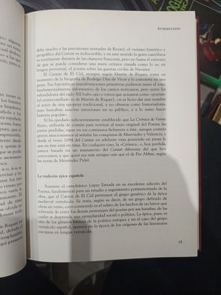 Libro. El cantar de Mío Cid