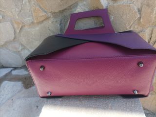 Bolso Piel Ubrique - Negro/Morado