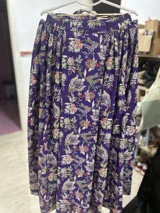 Falda huertana multicolor