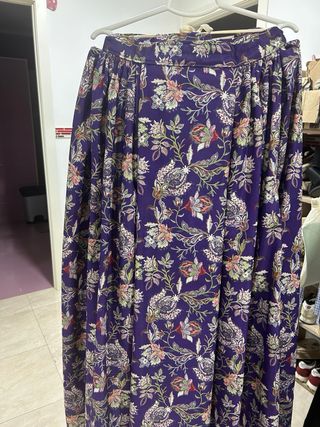 Falda huertana multicolor