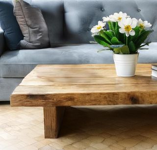 Mesa centro madera maciza 5cm