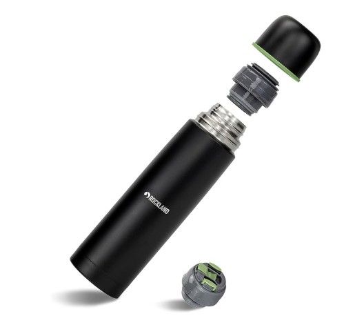 Thermo Rockland 1000ML Acero Inoxidable Negro