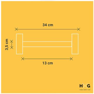 🏋️ Mancuerna Hexagonal 17,5 kg – 1 unidad